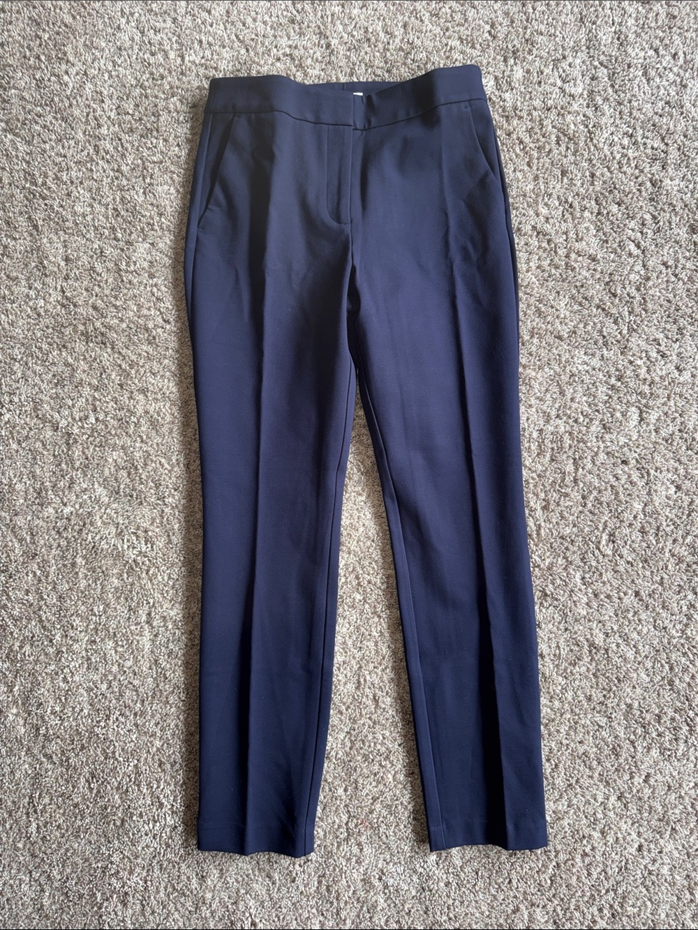 Boden Hampshire skinny ponte trouser pants in navy size 8 long